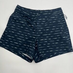 New‎ Men’s VRST resort shorts slim fit size M. Navy and white. Waist 16.